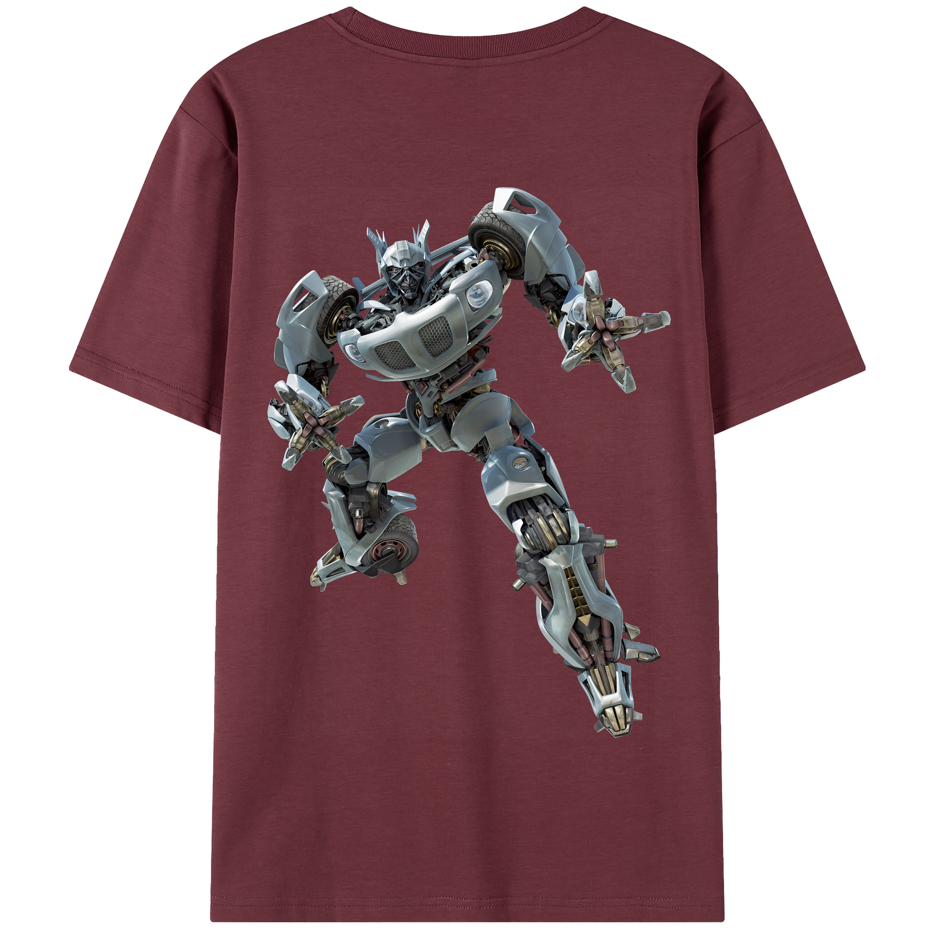 （画像用） Transformers トランスフォーマー 綿100％半袖Tシャツ（背面プリント）
